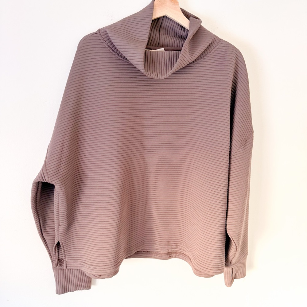 ⭐️ Danskin Ribbed Cowl Neck Sweater in Mauve